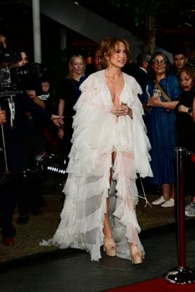 American actress and singer Jennifer Lopez Attends the red carpet of Atlas fan event at Toreo Parque Central. on May 21, 2024 in Mexico City, Mexico. Mexico City Mexico - ZUMAe321 20240521_zia_e321_007 Copyright: xCarlosxTischlerx