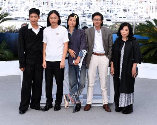Cannes, 77th Cannes Film Festival 2024 Photocall film The Village Next To Paradise In the photo: Dao Duy Bao Dinh, Minh Quy Truong, Pháº¡m Thanh Hai, Le Viet Tung, Nguyen Thi Nga  Copyright: xAlbertoxTerenghix xipa-agency.nex xPoolxPhotoxEventsx03x IPA_Agency_IPA46393354