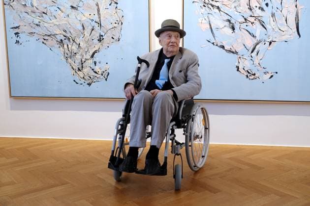 Georg BASELITZ Ausstellungseröffnung bei Ropac Salzburg, Galerie Ropac, 18. 05. 2024 Georg BASELITZ *** Georg BASELITZ Exhibition opening at Ropac Salzburg, Galerie Ropac, 18 05 2024 Georg BASELITZ 