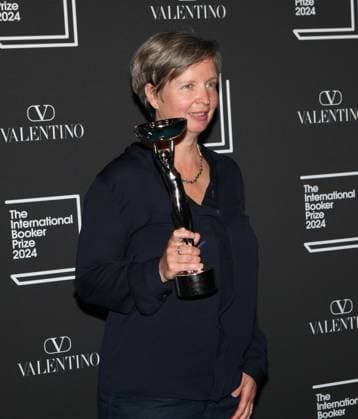 International Booker Prize 2024 London, UK. Jenny Erpenbeck wins the International Booker Prize 2024 for her book Kairos. Tate Modern. 21st May 2024. LMK11-S220524-001 Steve Bealing Landmark Media WWW.LMKMEDIA.COM 