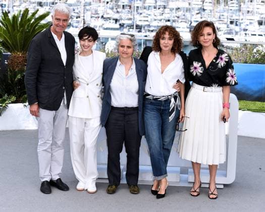 Cannes, 77th Cannes Film Festival 2024 Photocall film Rendez-Vous With Valeria Golino In the photo: Tecla Insolia, Viola Prestieri, Valeria Golino, Jasmine Trinca  Copyright: xAlbertoxTerenghix xipa-agency.nex xPoolxPhotoxEventsx03x IPA_Agency_IPA46397876