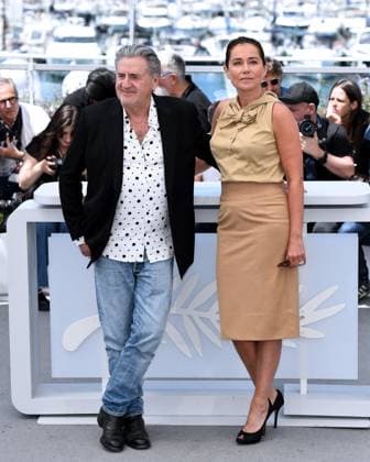 77th Cannes Film Festival 2024, Photocall film Le Fil Cannes, 77th Cannes Film Festival 2024 Photocall film Le Fil In the photo: Daniel Auteuil, Sidse Babett Knudsen Cannes France  Copyright: xIPA ABACAx