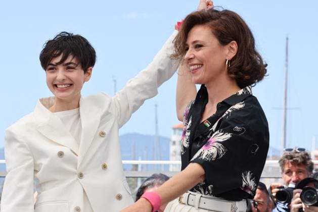 Cannes - Rendez-Vous With Valeria Golino Photocall Tecla Insolia and Jasmine Trinca attend the Rendez-Vous With Valeria Golino Photocall at the 77th annual Cannes Film Festival at Palais des Festivals on May 22, 2024 in Cannes, France. Photo by Shootpix ABACAPRESS.COM Cannes France  Copyright: xShootpix ABACAx