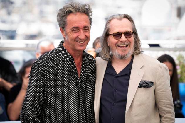Foto IPP Daniele Cifala™ Cannes 22 05 2024 Parthenope Photocall - The 77th Annual Cannes Film Festival nella foto : Paolo Sorrentino and Gary Oldman Italy Photo Press - World Copyright