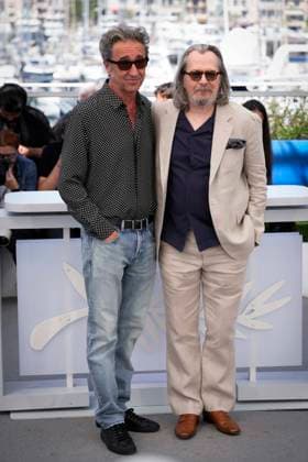 Foto IPP Daniele Cifala™ Cannes 22 05 2024 Parthenope Photocall - The 77th Annual Cannes Film Festival nella foto : Paolo Sorrentino and Gary Oldman Italy Photo Press - World Copyright