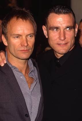 Sting & Vinnie Jones at Lock, Stock And Two Smoking Barrels Premiere in L.A. - February 1999 FAMOUS Copyright: x FAMOUSx 04412571