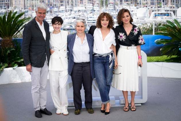 Foto IPP Daniele Cifala™ Cannes 22 05 2024 Rendez-Vous With Valeria Golino Photocall - The 77th Annual Cannes Film Festival nella foto : Tecla Insolia, Viola Prestieri, Valeria Golino and Jasmine Trinca Italy Photo Press - World Copyright