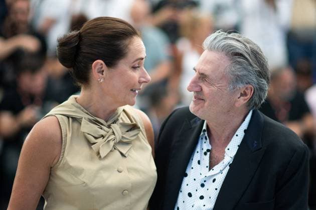 Cannes Le Fil Photocall Sidse Babett Knudsen and Daniel Auteuil attending the Le Fil Photocall as part of the 77th Cannes International Film Festival in Cannes, France on May 22, 2024. Photo by Aurore Marechal ABACAPRESS.COM  Copyright: xMarechalxAurore ABACAx