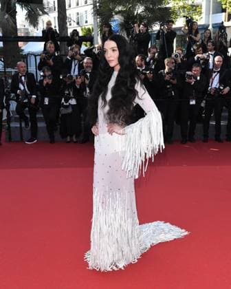 77th Cannes Film Festival 2024, Red carpet film The Count of Monte Cristo Cannes, 77th Cannes Film Festival 2024, Red carpet film The Count of Monte Cristo In the photo: Mariacarla Boscano Cannes France  Copyright: xIPA ABACAx