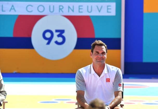 Uniqlo event Roger Federer inaugurates a tennis court in La Courneuve and participates in a training session with the La Courneuve community Uniqlo event Roger Federer inaugurates a tennis court in La Courneuve and participates in a training session with the La Courneuve community May 22, 2024 Veeren Ramsamy Bestimage Uniqlo event Roger Federer inaugurates a tennis court in La Courneuve and participates in a training session with the La Courneuve community La Courneuve France  Copyright: xVEERENx xBESTIMAGExVEERENx xBESTIMAGEx