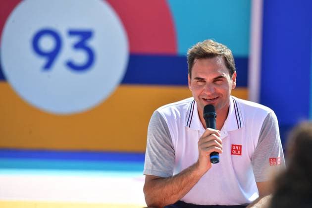 Uniqlo event Roger Federer inaugurates a tennis court in La Courneuve and participates in a training session with the La Courneuve community Uniqlo event Roger Federer inaugurates a tennis court in La Courneuve and participates in a training session with the La Courneuve community May 22, 2024 Veeren Ramsamy Bestimage Uniqlo event Roger Federer inaugurates a tennis court in La Courneuve and participates in a training session with the La Courneuve community La Courneuve France  Copyright: xVEERENx xBESTIMAGExVEERENx xBESTIMAGEx