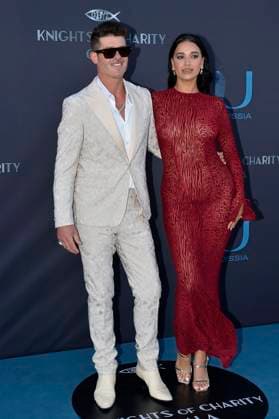 Robin Thicke und April Love Geary beim Knights of Charity Gala-Dinner während des Festival de Cannes 2024 77. Internationale Filmfestspiele von Cannes im Le Palm Beach. Cannes, 22.05.2024
