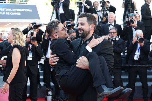 7eme Festival International du Film de Cannes Montee des marches du film Le Comte de Monte Cristo 305373 2024 05 22 Cannes France Victor Artus Solaro, Artus  Copyright: xIvankaxVoisinx xStarfacex STAR_305373_006