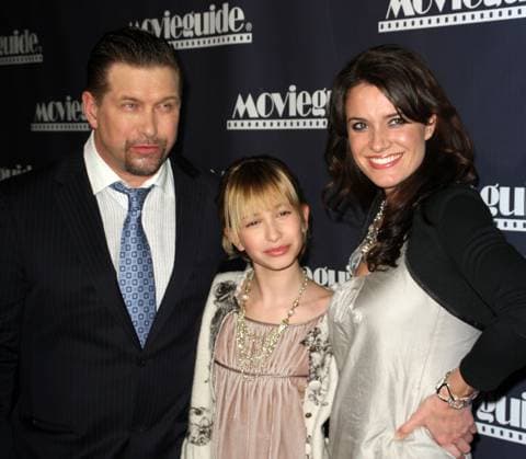 17th Annual Movieguide Faith and Values Awards Gala 11 February 2009 - Beverly Hills, CA - Stephen Baldwin, daughter ,Kennya Baldwin, wife Rebecca St James. 17th Annual Movieguide Faith and Values Awards Gala held at The Beverly Hilton Hotel. Photo Credit Kevan Brooks AdMedia Beverly Hills California USA EDITORIAL USE ONLY  Copyright: xx KevanxBrooksx admphotos374339