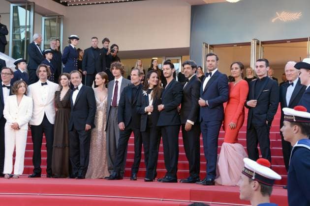 May 22, 2024, Cannes, France: CANNES, FRANCE - MAY 22: (L-R) Alexandre de La Patelliere, Marie Narbonne, Dimitri Rassam, Anamaria Vartolmei, Patrick Mille, Adele Simphal, Vassili Schneider, Matthieu Delaporte, Anaïs Demoustier, Pierre Niney, Pierfrancesco Favino, Laurent Lafitte, Julie de Bona, Julien De Saint-Jean, Jerome Seydoux and Cannes Film Festival director Thierry Frà maux attend the Le Comte De Monte-Cristo Red Carpet at the 77th annual Cannes Film Festival at Palais des Festivals on May 22, 2024 in Cannes, Franc Cannes France - ZUMAi09_ 20240522_zaf_i09_016 Copyright: xFrederickxInjimbertx