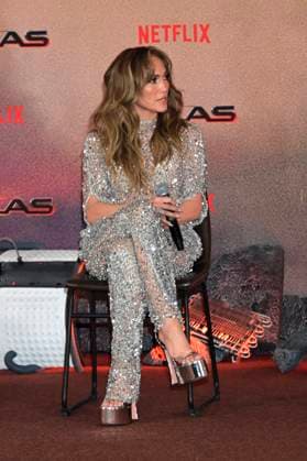 Atlas Press Conference - Mexico City Actress and singer Jennifer Lopez attends a press conference to promote the film Atlas at Mexico City St. Regis Hotel. on May 21, 2024 in Mexico City, Mexico. Mexico City, Mexico, May 22, 2024. Photo by Carlos Tischler Eyepix Group ABACAPRESS.COM Mexico City Mexico  Copyright: xTischlerxCarlos Eyepix ABACAx