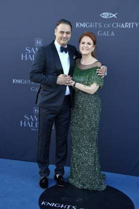 Sarah Ferguson und Milutin G. Gatsby bei der KNIGHTS OF CHARITY GALA waehrend den 77 th Filnfestspielen in Cannes 22.05.2024