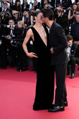 Foto IPP Daniele Cifala™ Cannes 22 05 2024 Le Comte De Monte-Cristo Red Carpet - The 77th Annual Cannes Film Festival nella foto : Natasha Andrews and Pierre Niney Italy Photo Press - World Copyright