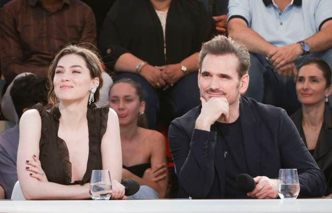Exclusive on the set of Ã mission C Ã vous at the 77th Cannes International Film Festival Exclusive Anamaria Vartolomei, Matt Dillon on the set of Ã mission C Ã vous at the 77th Cannes International Film Festival on May 22, 2024 Jack Tribeca Bestimage No Web Belgium and Switzerland Cannes France  Copyright: xJackxTribecax xBestimagexJackxTribecax xBestimagex