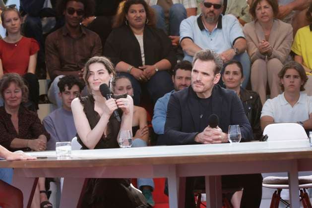 Exclusive on the set of Ã mission C Ã vous at the 77th Cannes International Film Festival Exclusive Anamaria Vartolomei, Matt Dillon on the set of Ã mission C Ã vous at the 77th Cannes International Film Festival on May 22, 2024 Jack Tribeca Bestimage No Web Belgium and Switzerland Cannes France  Copyright: xJackxTribecax xBestimagexJackxTribecax xBestimagex