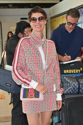 Cannes - Berenice Bejo At Nice Airport Berenice Bejo, wearing Barrie, arrives at Nice airport during the 77th Cannes Film Festival in Nice, France on May 23, 2024. Photo by Julien Reynaud APS-Medias ABACAPRESS.COM Nice France  Copyright: xReynaudxJulien APS-Medias ABACAx
