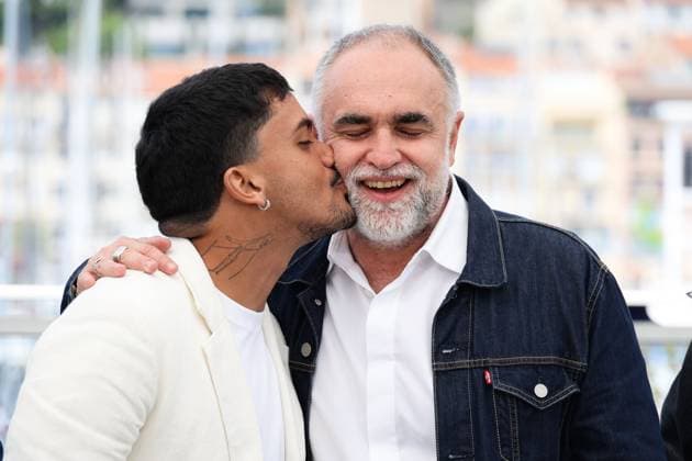 Entertainment Bilder des Tages 77th Cannes International Film Festival Photocall of the film Motel Destino 305413 2024 05 23 Ainouz, Karim Xavier, Iago  Copyright: xIvankaxVoisinx xStarfacex STAR_305413_002
