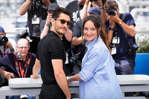 Foto IPP Daniele Cifala™ Cannes 23 05 2024 Le Comte De Monte-Cristo Photocall - The 77th Annual Cannes Film Festival nella foto : Pierre Niney and Anais Demoustier Italy Photo Press - World Copyright