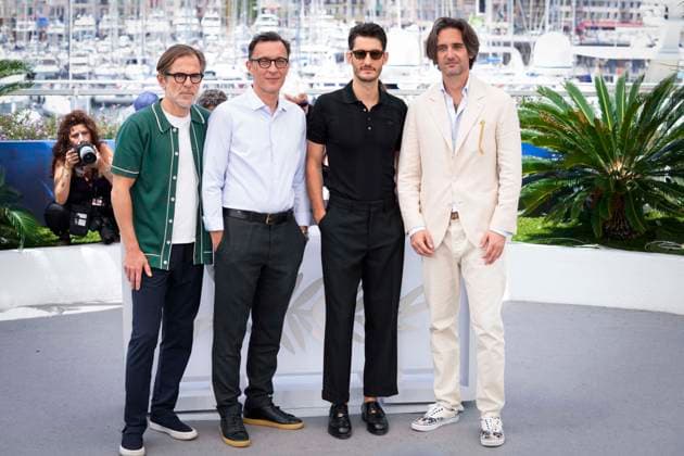 Foto IPP Daniele Cifala™ Cannes 23 05 2024 Le Comte De Monte-Cristo Photocall - The 77th Annual Cannes Film Festival nella foto : Matthieu Delaporte, Alexandre de La Patelliere, Pierre Niney and Dimitri Rassam Italy Photo Press - World Copyright