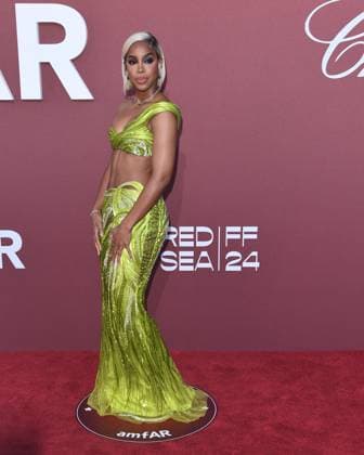 Cannes, France: Cap d Antibes, 30th amfAR gala Cannes Pictured: Kelly Rowland Cannes France  - ZUMAp169 20240523_zea_p169_712 Copyright: xAlbertoxTerenghix