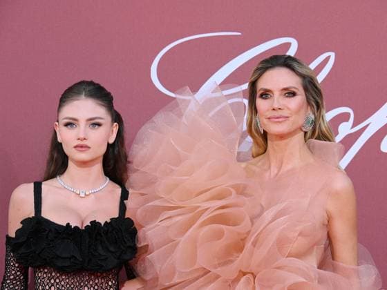 Cap d Antibes - amfAR Gala Cannes 2024 Cap d Antibes - amfAR Gala Cannes 2024 - In the photo: Heidi Klum and Leni Klum Cannes France  Copyright: xIPA ABACAx