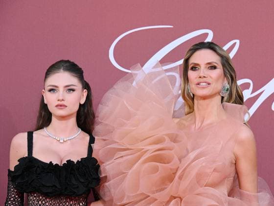Cannes, France: Cap d Antibes - amfAR Gala Cannes 2024 - In the photo: Heidi Klum and Leni Klum Cannes France  - ZUMAp169 20240523_zea_p169_1080 Copyright: xSimonexComix