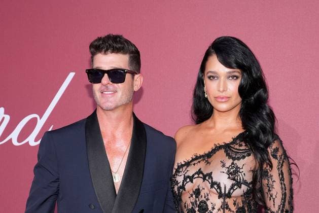 Robin Thicke und April Love Geary bei der Amfar Gala am 23.05.2024 im Rahmen vom 77. Film Festival in Cannes Cannes Film Festival 2024 - Amfar Gala