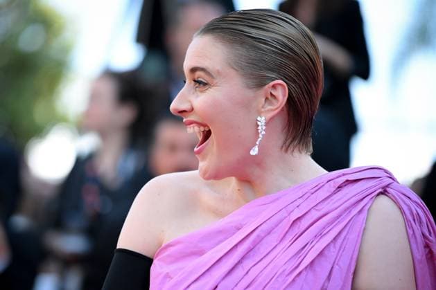 Entertainment Themen der Woche KW21 77eme Festival International du Film de Cannes Marche du film LAmour Fou Festival de Cannes 2024 77e Ã dition montee Lamour Ouf Greta Gerwig 305439 2024 05 23  Copyright: xLionelxGuericolas MPPx STAR_305439_333