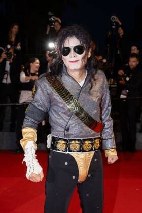 Cannes - All We Imagine As Light Screening Michael Jackson impersonator attends the All We Imagine As Light Red Carpet at the 77th annual Cannes Film Festival at Palais des Festivals on May 23, 2024 in Cannes, France Photo by Shootpix ABACAPRESS.COM Cannes France  Copyright: xShootpix ABACAx