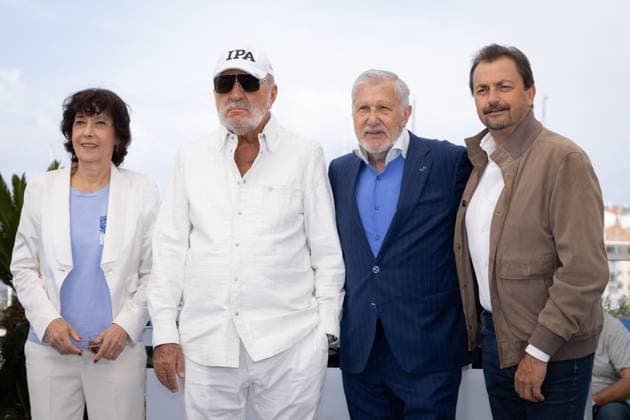 Cannes - Nasty - More than Just Tennis Photocall Virginia Ruzici, Ion Tiriac, Ilie NÄ?stase and Henri Leconte attend the Nasty - More than Just Tennis Photocall at the 77th annual Cannes Film Festival at Palais des Festivals on May 24, 2024 in Cannes, France. Photo by Shootpix ABACAPRESS.COM Cannes France  Copyright: xShootpix ABACAx