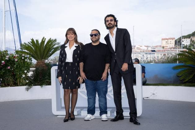 Cannes - Norah Photocall Maria Bahrawi, Tawfik Alzaidi and Yagoub Alfarhan attend the Norah Photocall at the 77th annual Cannes Film Festival at Palais des Festivals on May 24, 2024 in Cannes, France. Photo by Shootpix ABACAPRESS.COM Cannes France  Copyright: xShootpix ABACAx