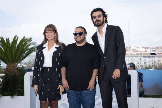 Cannes - Norah Photocall Maria Bahrawi, Tawfik Alzaidi and Yagoub Alfarhan attend the Norah Photocall at the 77th annual Cannes Film Festival at Palais des Festivals on May 24, 2024 in Cannes, France. Photo by Shootpix ABACAPRESS.COM Cannes France  Copyright: xShootpix ABACAx