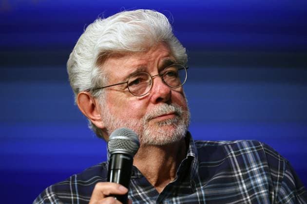 Cannes - Rendez-Vous With George Lucas George Lucas speaks on stage at rendez-vous with George Lucas at the 77th annual Cannes Film Festival at Palais des Festivals on May 24, 2024 in Cannes, France. Photo by JP PARIENTE Pool ABACAPRESS.COM Cannes France  Copyright: xABACAx