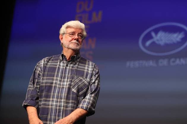 Entertainment Themen der Woche KW21 Entertainment Bilder des Tages Cannes - Rendez-Vous With George Lucas George Lucas speaks on stage at rendez-vous with George Lucas at the 77th annual Cannes Film Festival at Palais des Festivals on May 24, 2024 in Cannes, France. Photo by JP PARIENTE Pool ABACAPRESS.COM Cannes France  Copyright: xABACAx