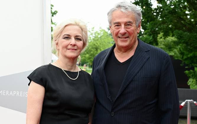 Regisseur Markus Imboden und Schauspielerin Martina Gedeck kommt zu der Verleihung 34. Deutscher Kamerapreis