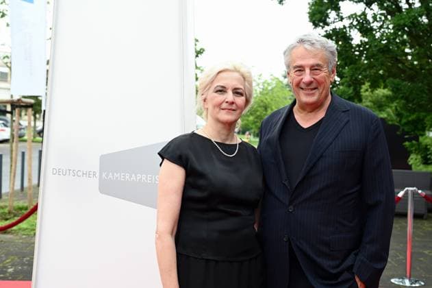 Regisseur Markus Imboden und Schauspielerin Martina Gedeck kommt zu der Verleihung 34. Deutscher Kamerapreis