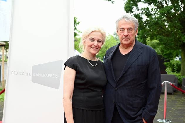 Regisseur Markus Imboden und Schauspielerin Martina Gedeck kommt zu der Verleihung 34. Deutscher Kamerapreis