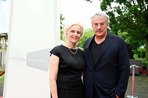 Regisseur Markus Imboden und Schauspielerin Martina Gedeck kommt zu der Verleihung 34. Deutscher Kamerapreis