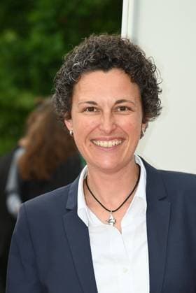 WDR Direktorin Dominique Hoffmann, Direktorin Produktion und Technik, kommt zu der Verleihung 34. Deutscher Kamerapreis