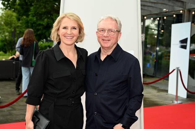 Moderatorin Susan Link und ihr Ehemann Wolfgang Link kommt zu der Verleihung 34. Deutscher Kamerapreis