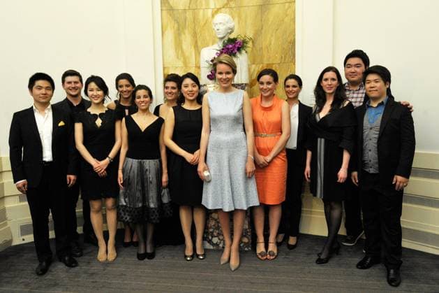 News : Queen Elisabeth Voice Countest 2014 : Soprano Sumi Hwang Brussels 31 05 2014 Concours Musical International Reine Elisabeth 2014 Chant - Koningin Elisabethwedstrijd 2014 Zang Premier Prix - Eerste Prijs : Sumi Hwang ( South-Korea ) Second Prix - Tweede Prijs : Jodie Devos (Belgium ) Troisième Prix - Derde Prijs : Sarah Laulan ( France ) * Reine - Koningin - Queen Mathilde Brussels Belgium  Copyright: xDidierxLebrunx