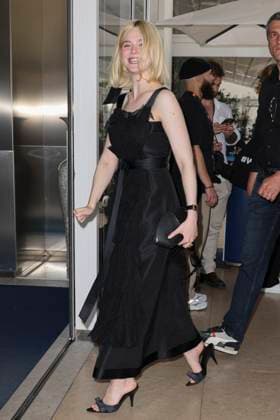 Cannes - Elle Fannning At The Martinez Elle Fanning is spotted at Hotel Martinez during the 77th Film Festival of Cannes, on May 24, 2024 in Cannes, France. Photo by Marco Piovanotto ABACAPRESS.COM Cannes France  Copyright: xPiovanottoxMarco ABACAx