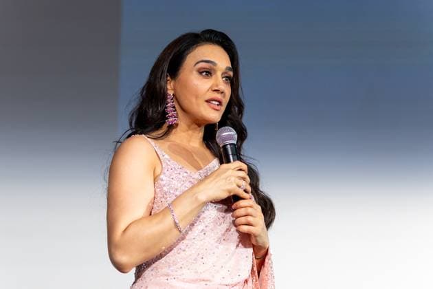 Cannes - Pierre Angenieux Prize Award Ceremony Preity Zinta during the 2024 Pierre Angenieux Prize award ceremony at the 77th annual Cannes Film Festival at the Palais des Festivals, Saturday, May 24, 2024 in Cannes, France. Photo by Cyril Chateau ABACAPRESS.COM Cannes France  Copyright: xChateauxCyril ABACAx