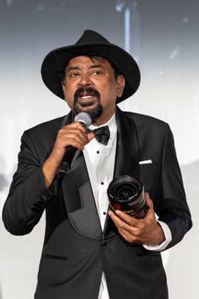 Cannes - Pierre Angenieux Prize Award Ceremony Santosh Sivan during the 2024 Pierre Angenieux Prize award ceremony at the 77th annual Cannes Film Festival at the Palais des Festivals, Saturday, May 24, 2024 in Cannes, France. Photo by Cyril Chateau ABACAPRESS.COM Cannes France  Copyright: xChateauxCyril ABACAx