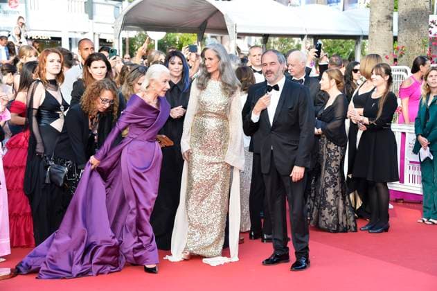 Helen Mirren und Andie MacDowell bei der The most Precious of Cargoes Premiere waehrend den 77 th Filnfestspielen in Cannes 24.05.2024